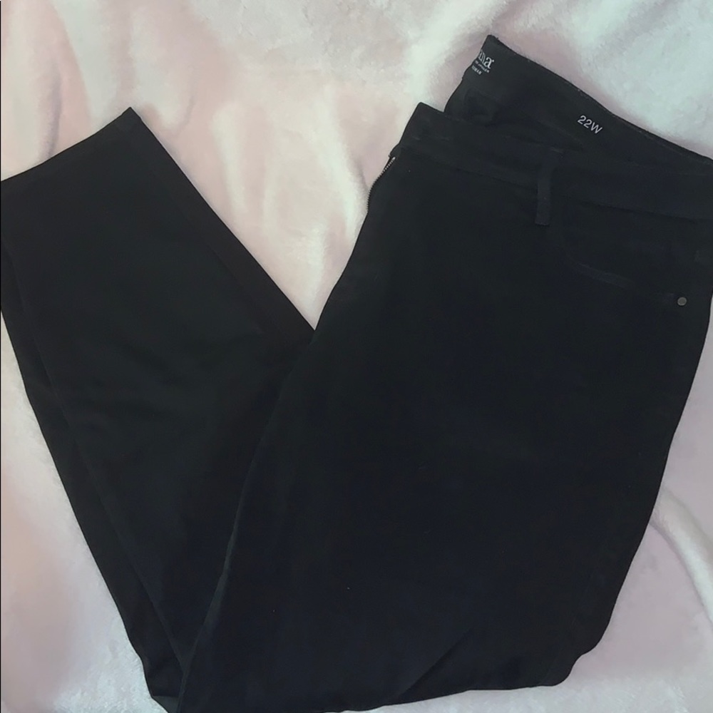 Black jeggings